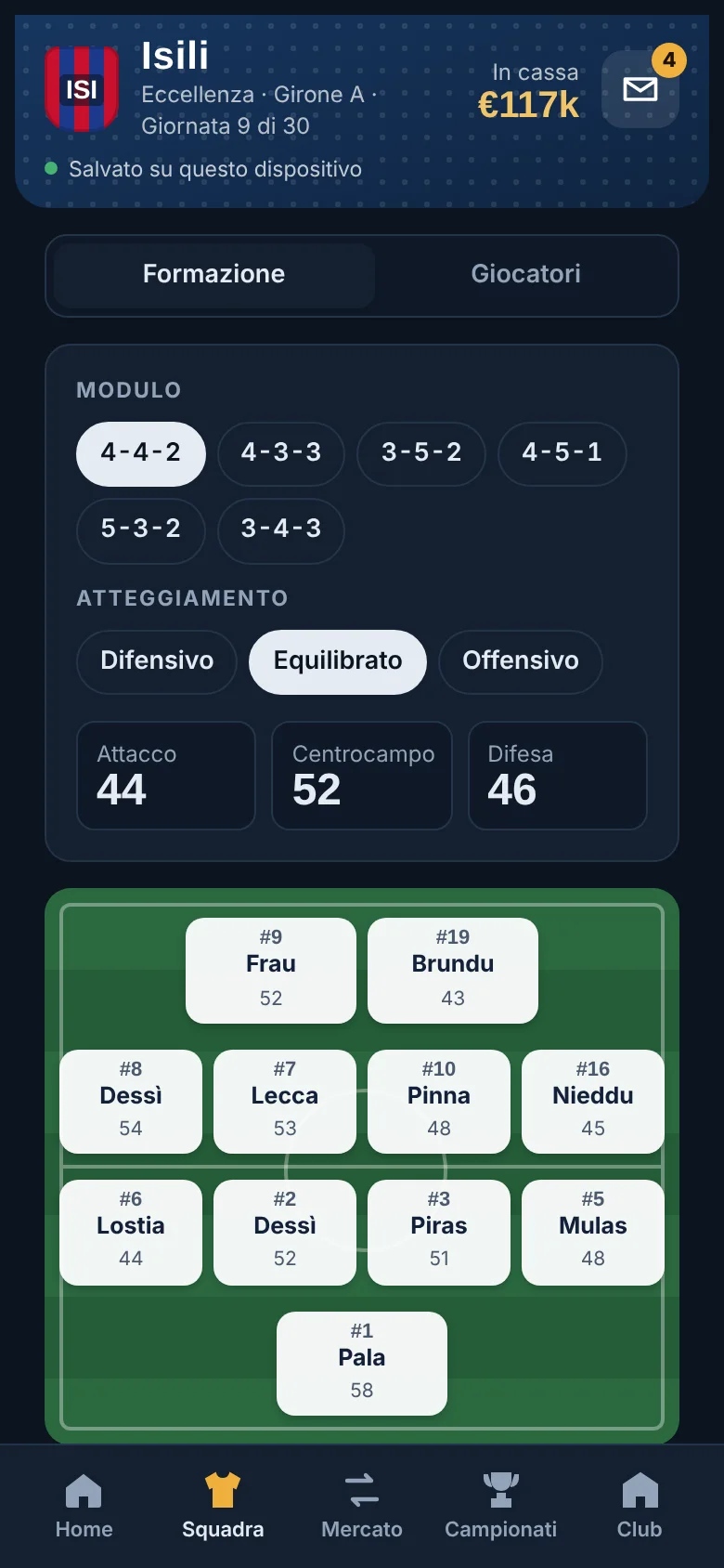 Formazione e modulo sul campo